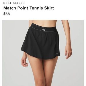 ALO YOGA Match Point Tennis Skirt